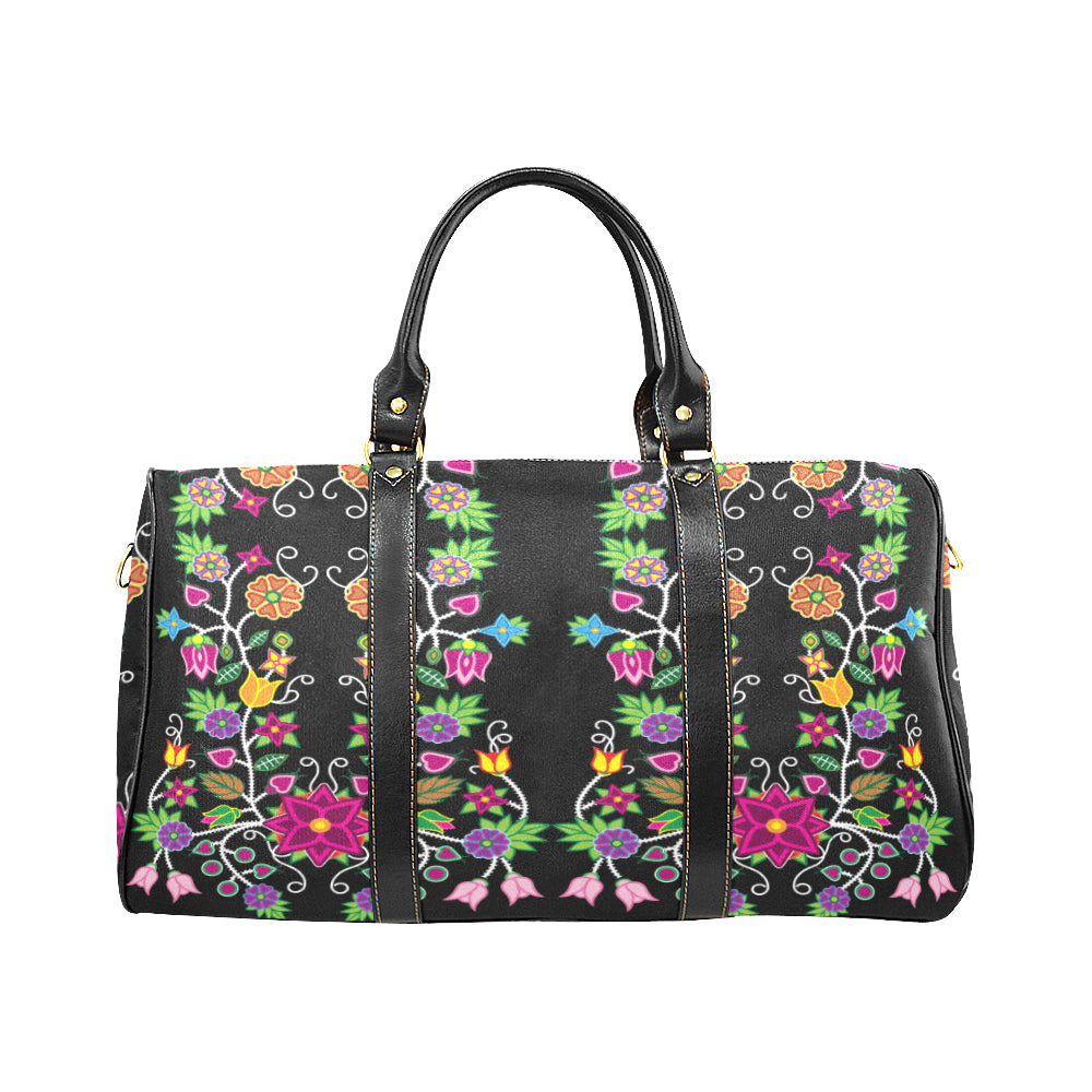 Floral Beadwork New Waterproof Travel Bag/Large (Model 1639)