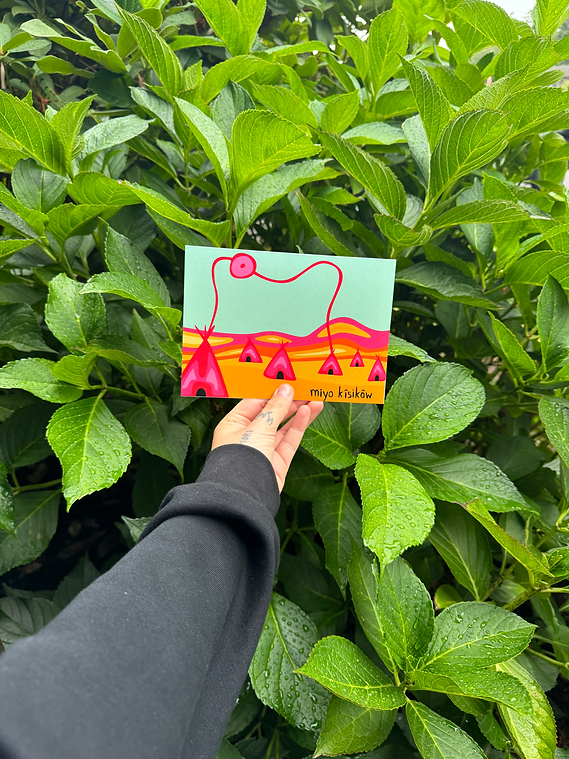 Bada Jean Miyo Kisikâw Greeting Card