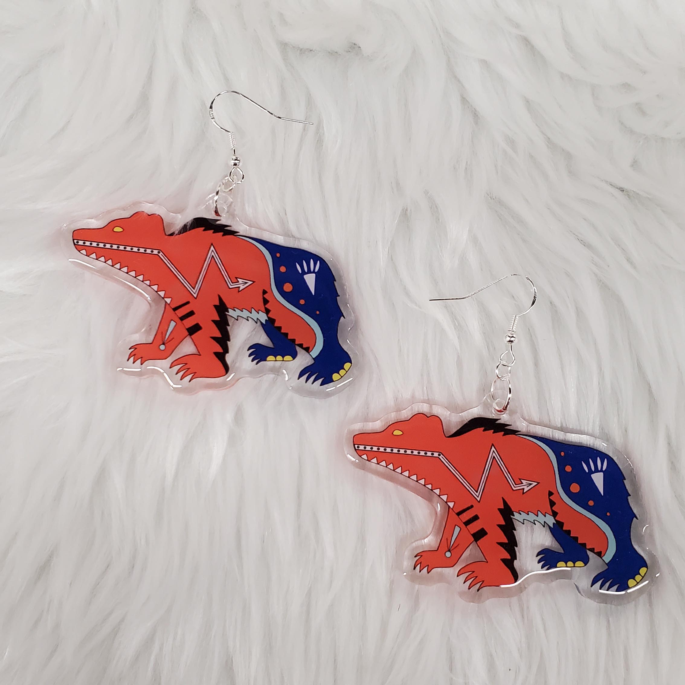 Ledger Bear Earrings