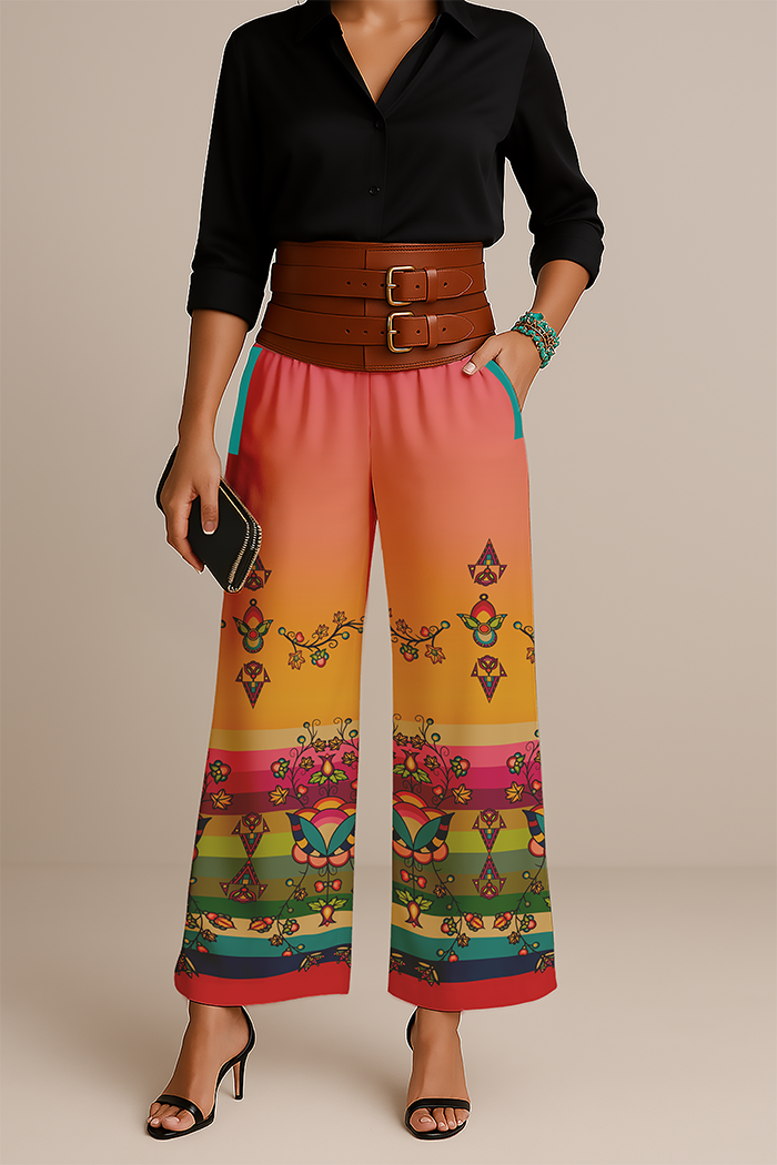Sacred Bloom Vine Pants