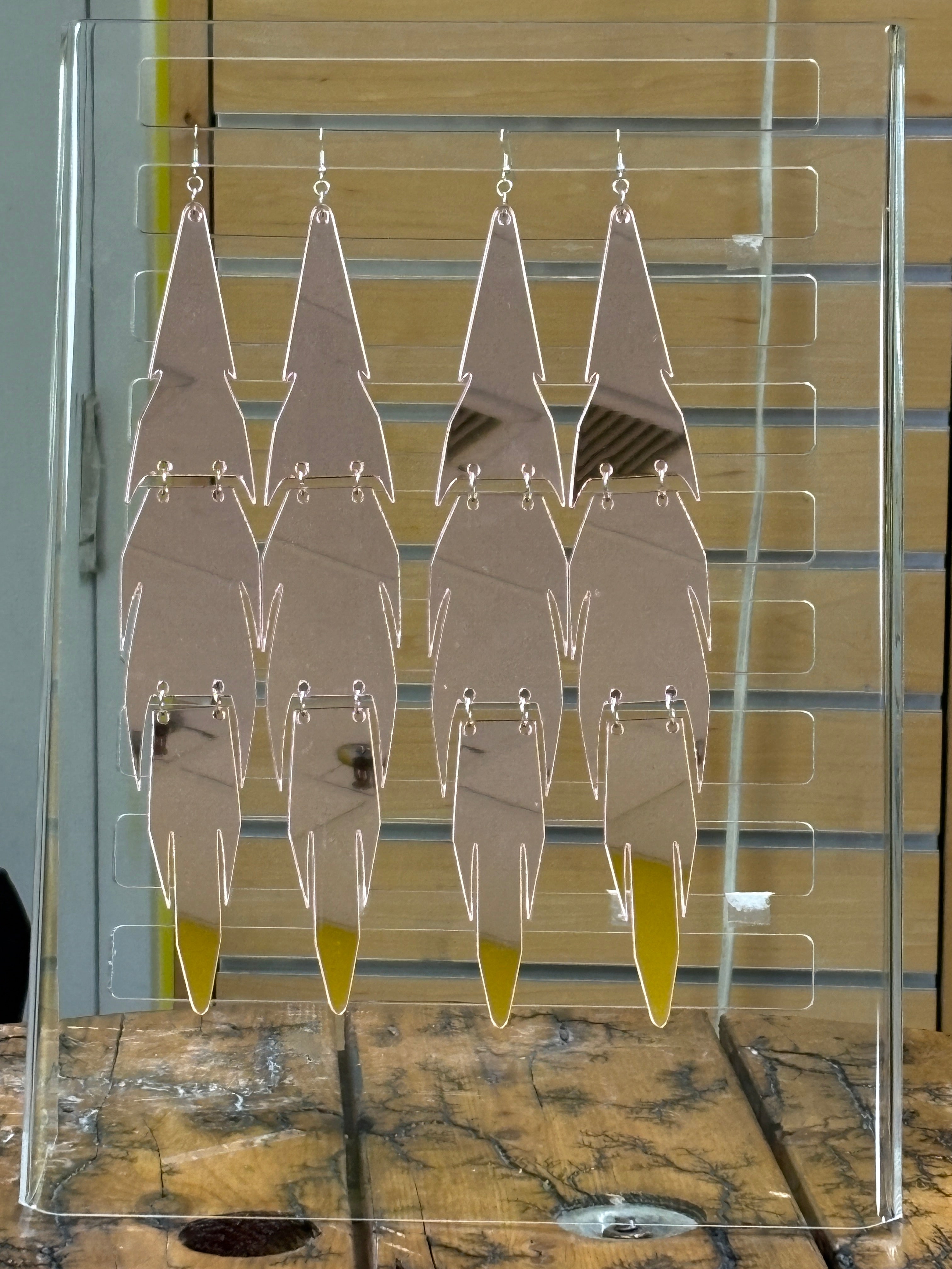 Extra Large Acrylic Earrings