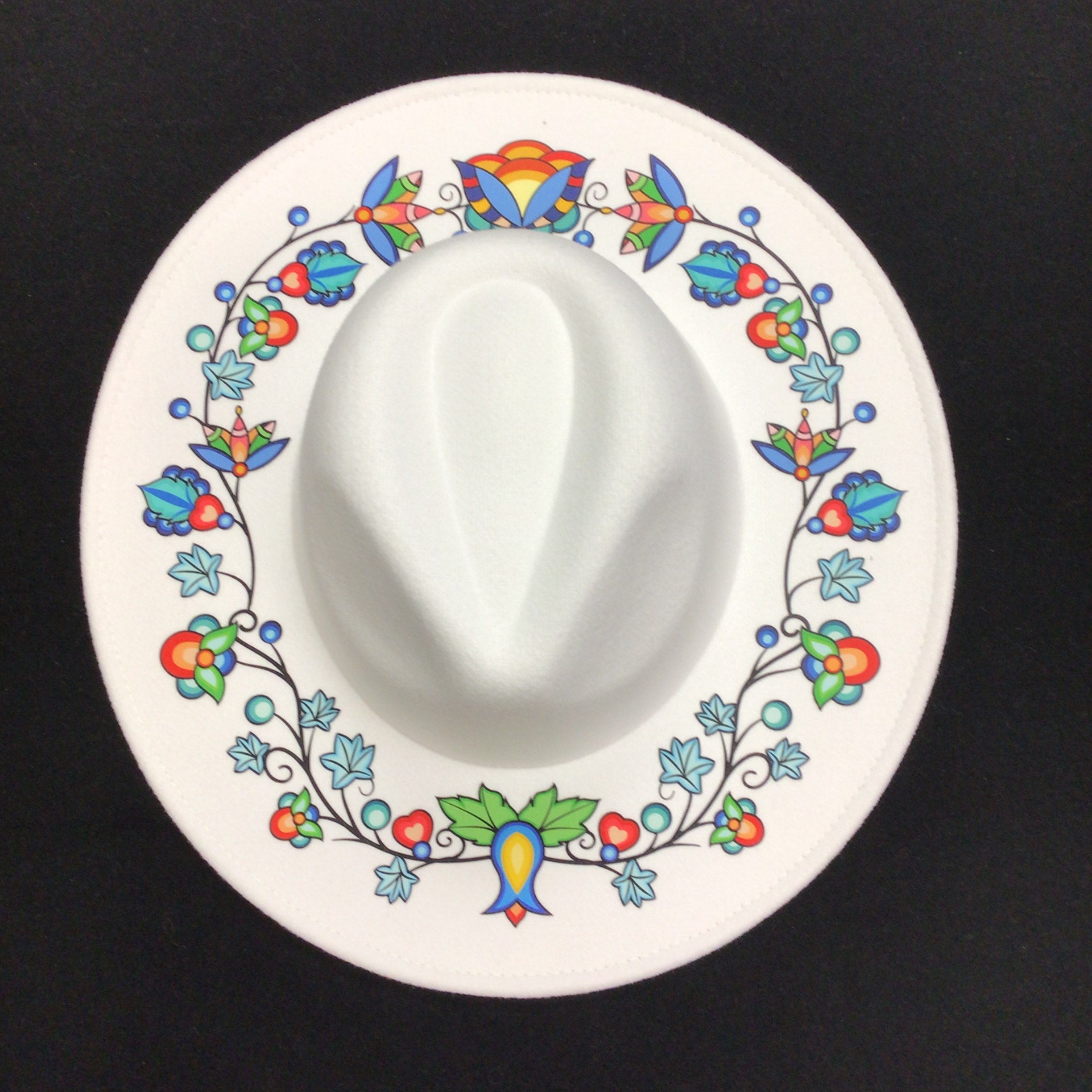 Ironwood Sky White Fedora Hat