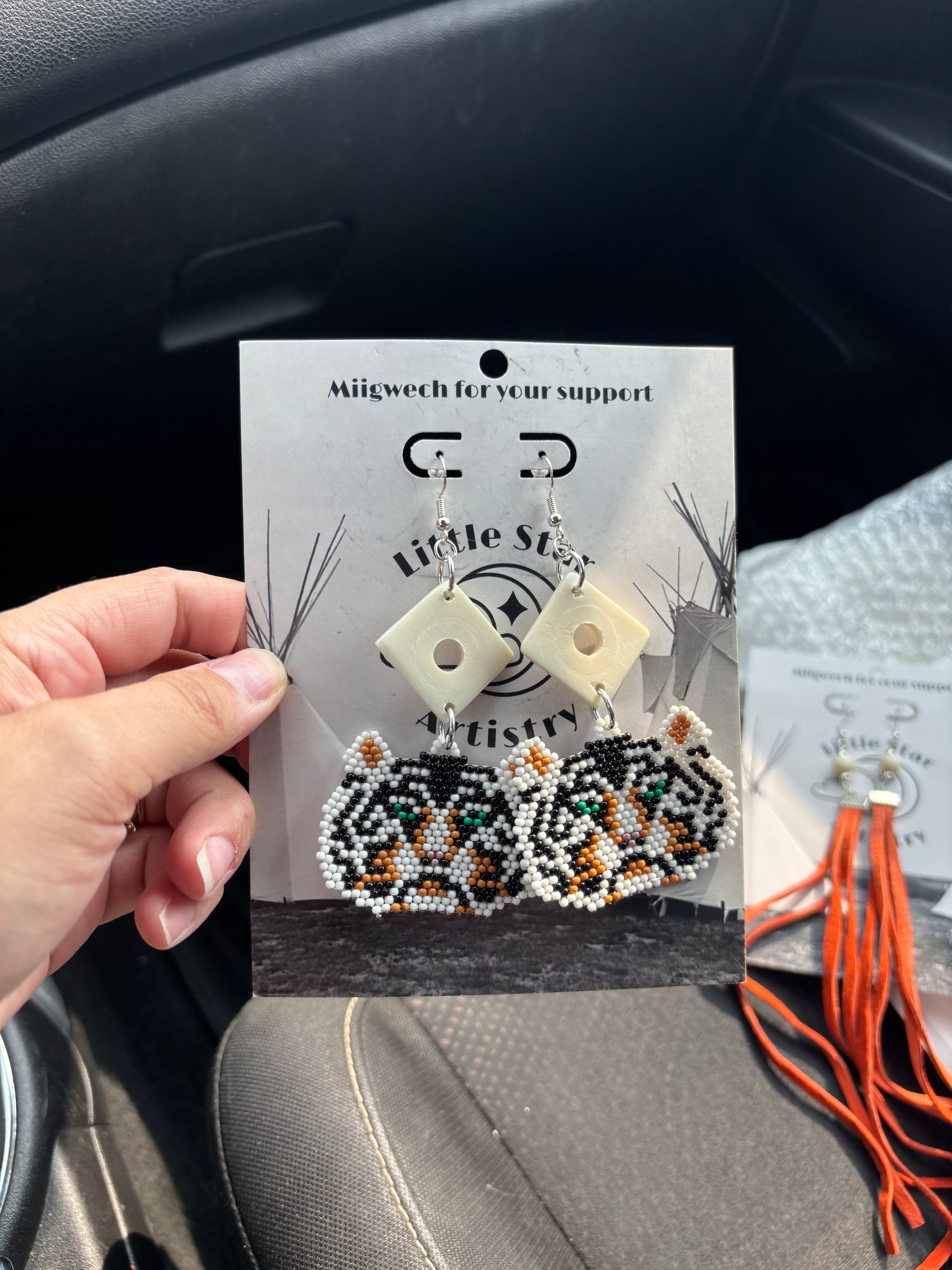 Dorienne Proulx Beaded Animal Earrings