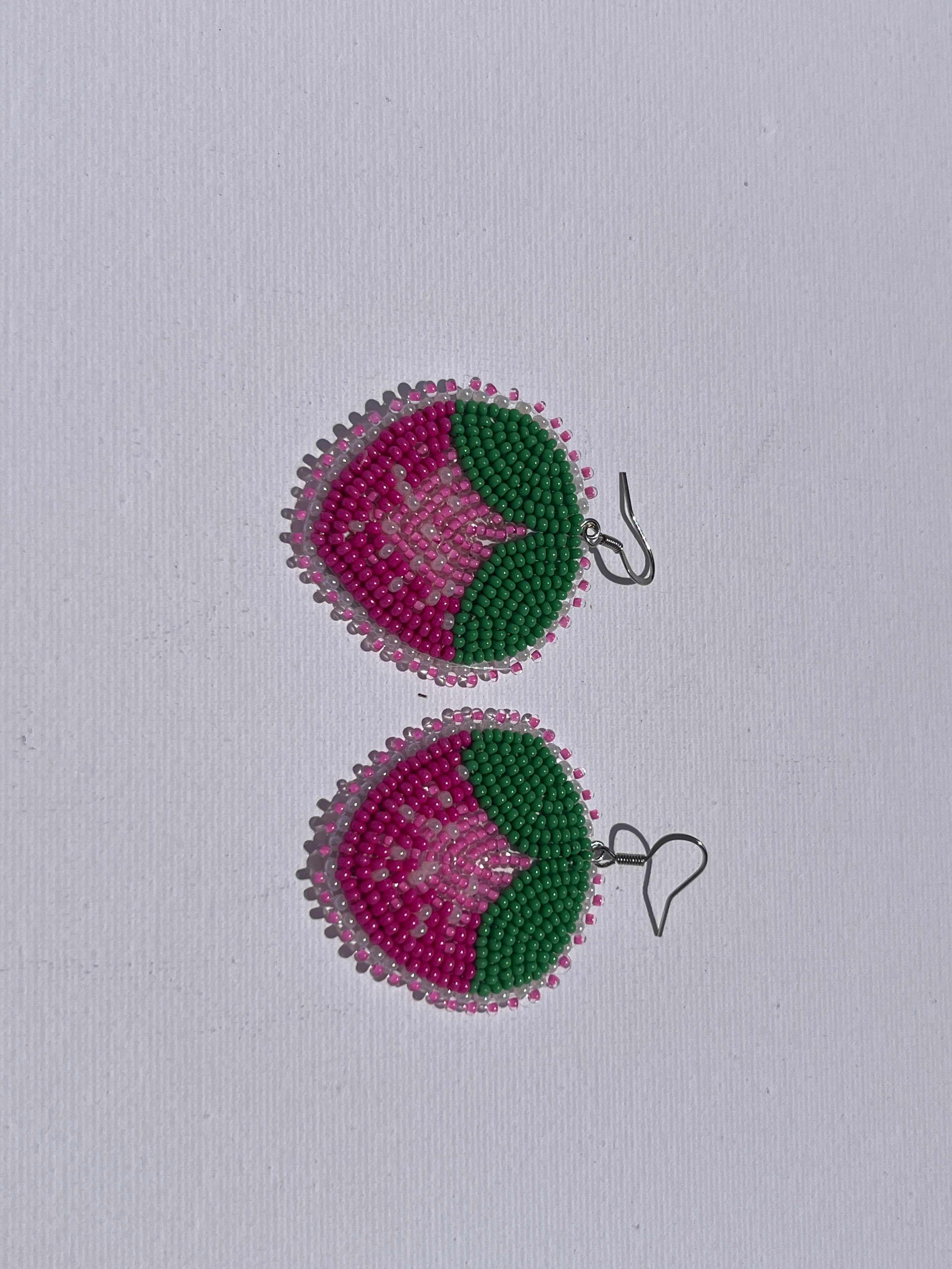 Brandon Swain Novlesky Pink Strawberry Earrings