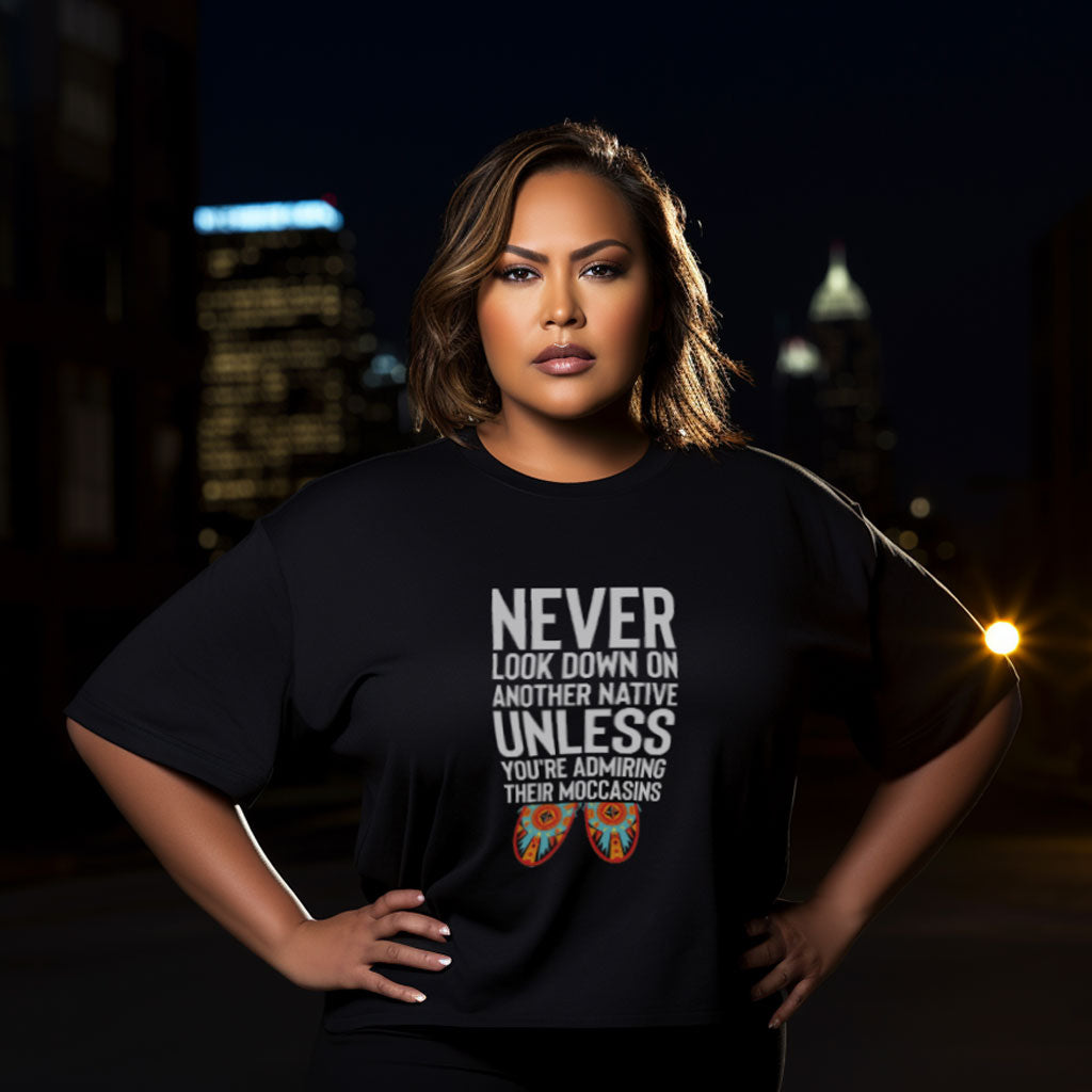 Never Look Down on Another Native Unisex T-shirt