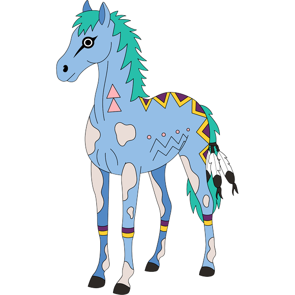 Horse 11 2inch by 2inch Vinyl Sticker