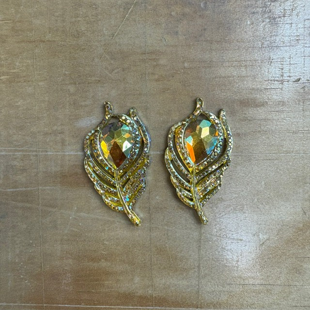 Feather Cabochons Set of 2