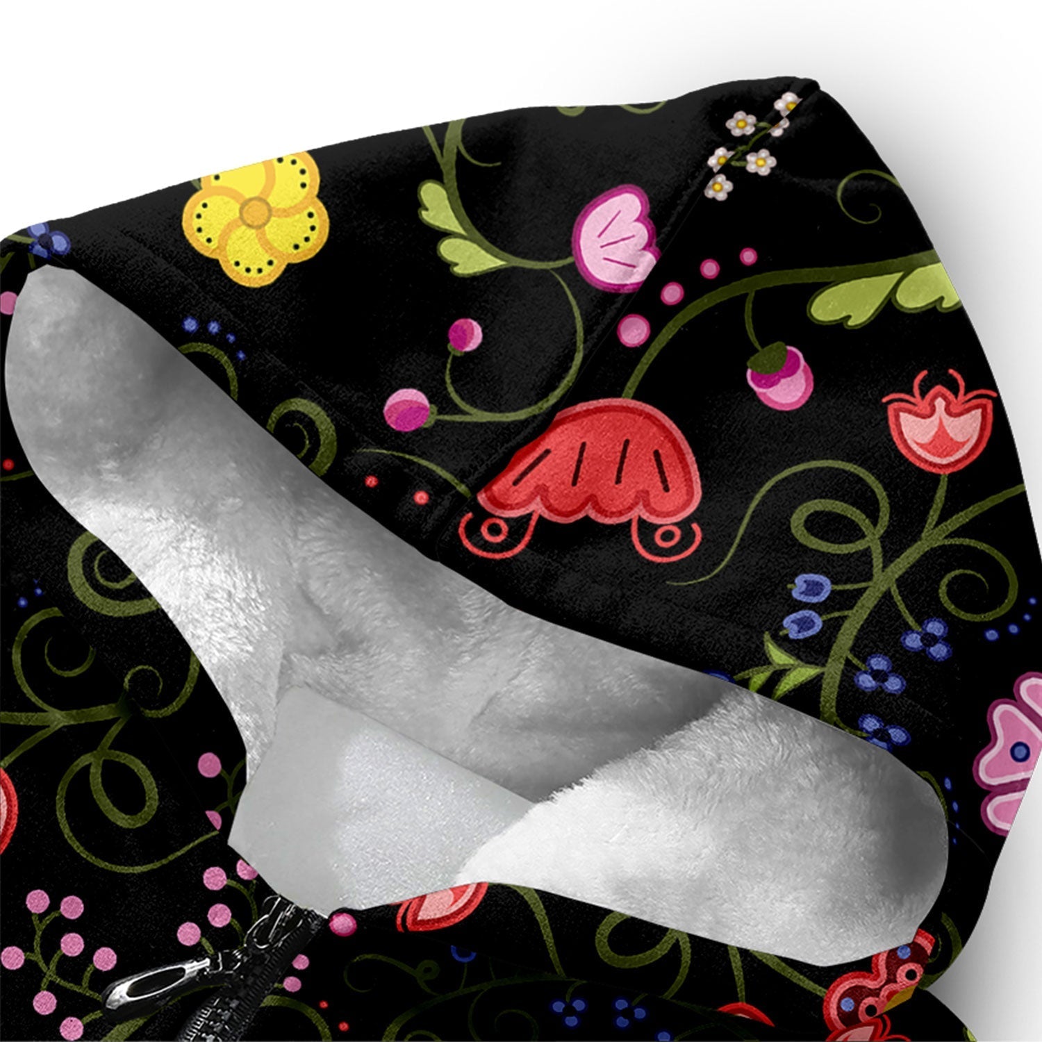 Nipin Blossom Midnight Sherpa Hoodie