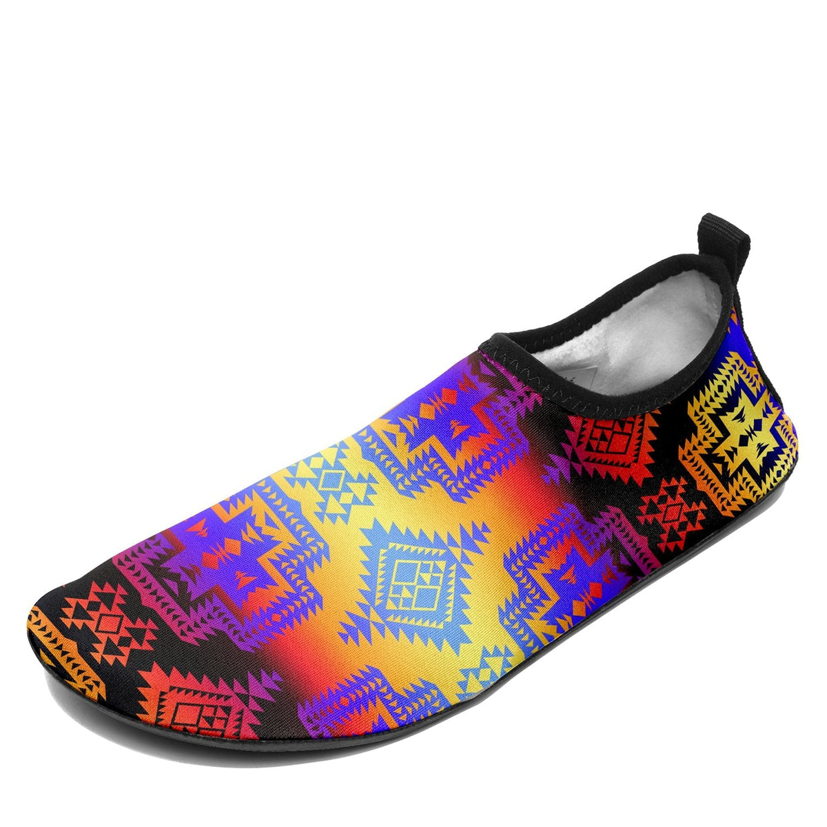 Kids Pretty Blanket Sunset Sockamoccs Slip On Shoes