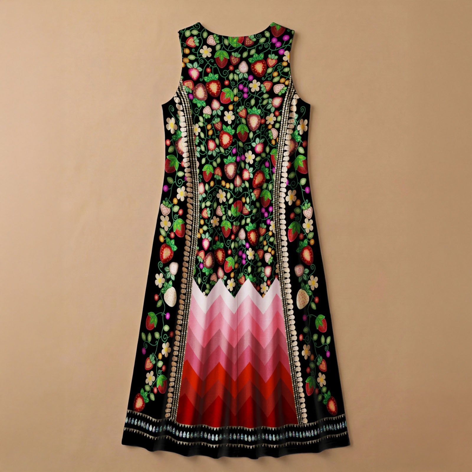 Berry Rites Black 1 Long Dress