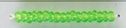 Transparent Seed Beads Size 11/0 - Emerald