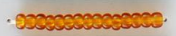 Transparent Seed Beads Size 11/0 - Rust