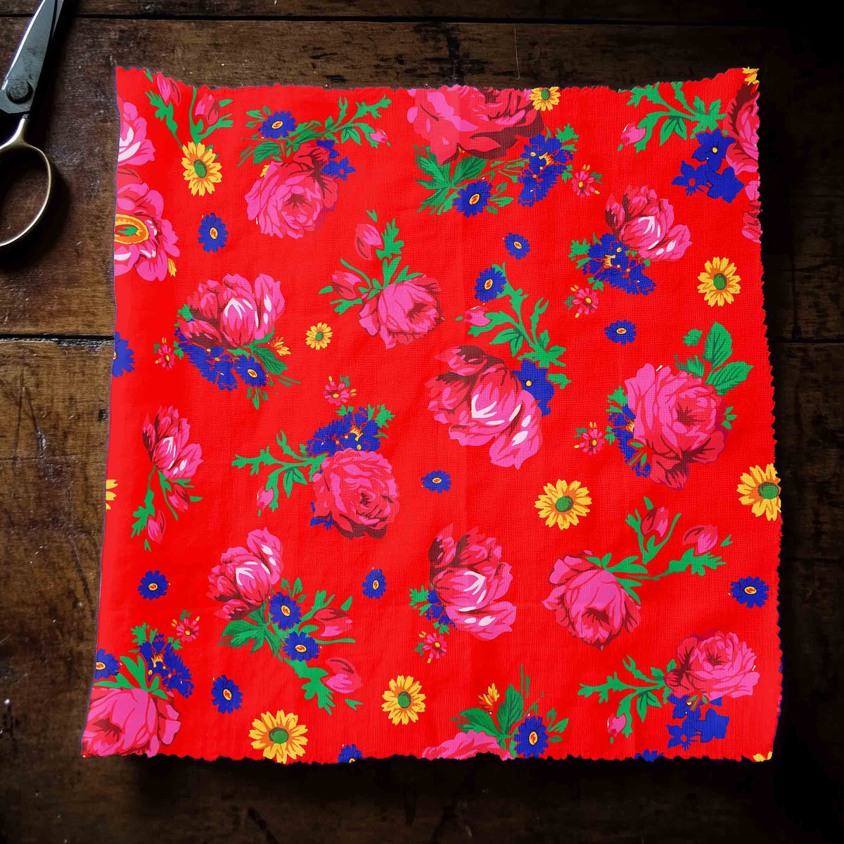 Kokum Ceremony Red Cotton Poplin