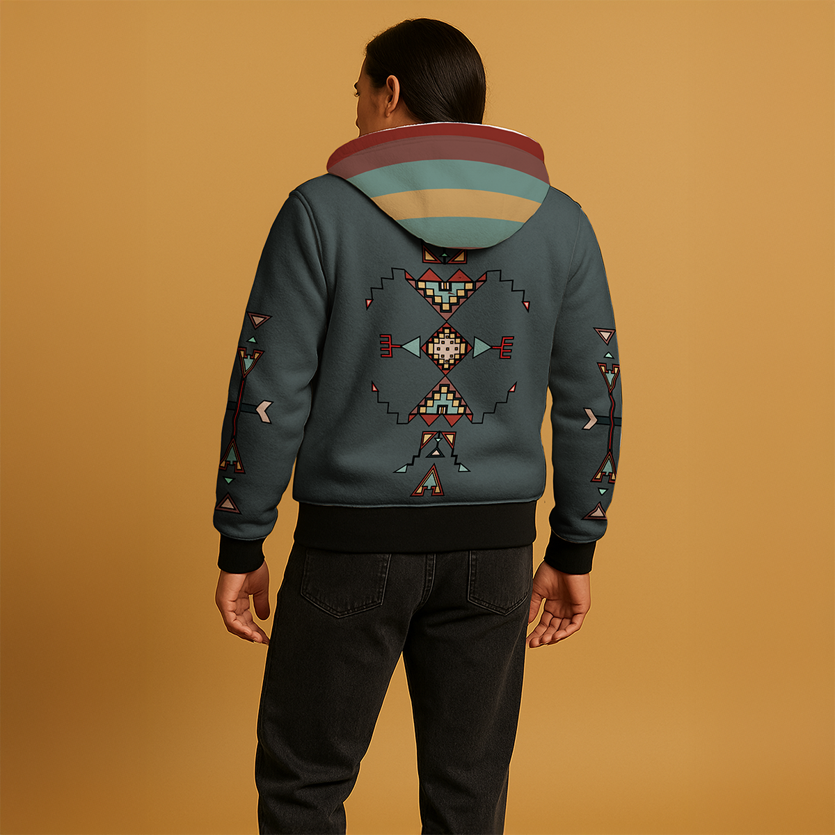 Earth Stepper Men's Sherpa Hoodie