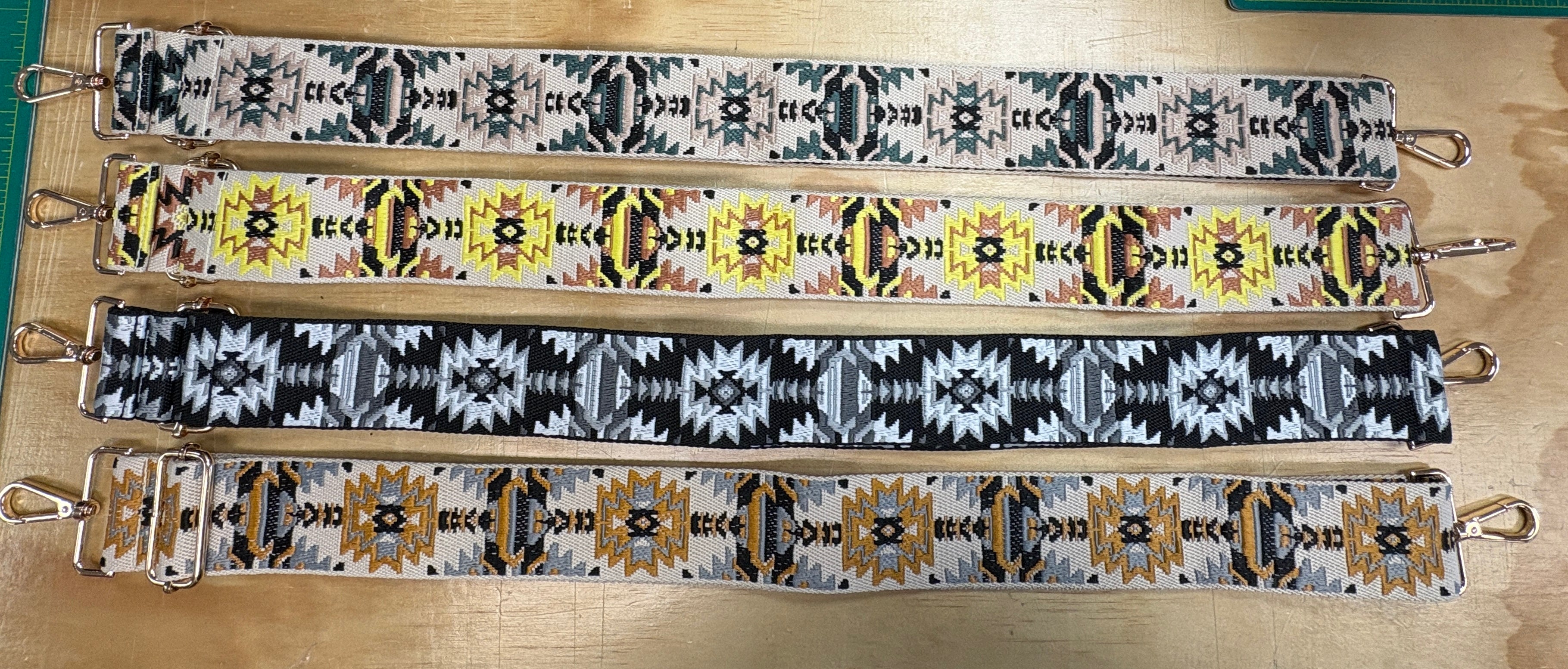 Geometric Bag Straps