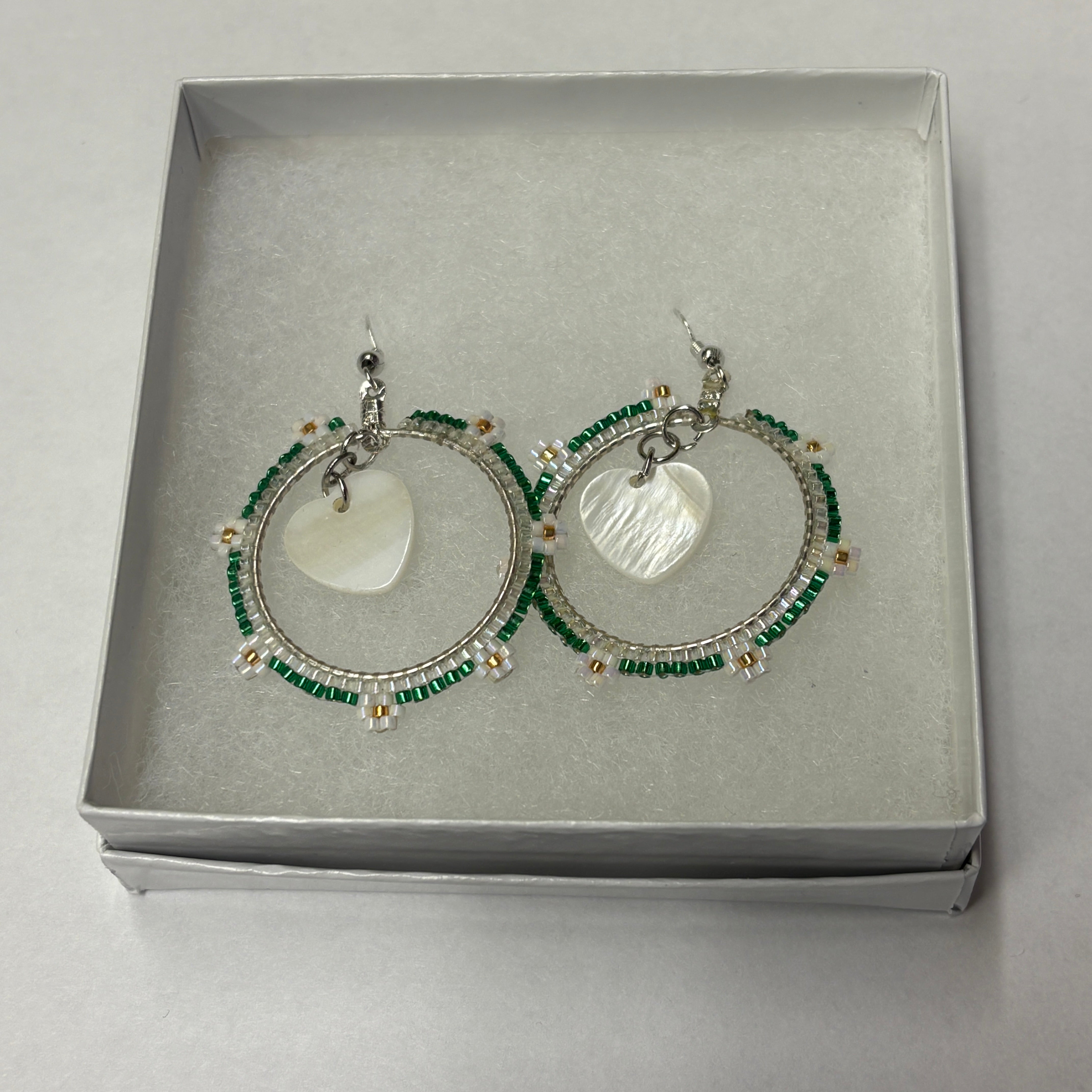Andrea Thomas Beaded Spring Flower Earrings