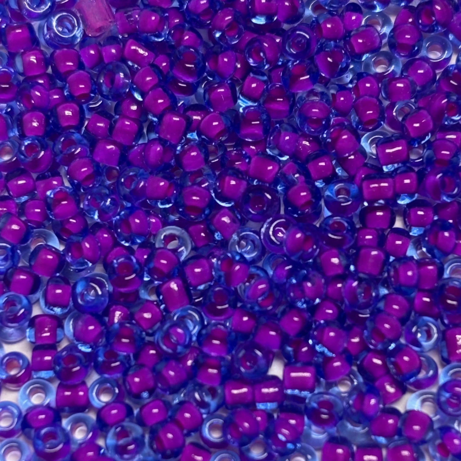 Two Tone Seed Beads Size 11/0 - Electric Night