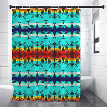 Load image into Gallery viewer, Between the Mountains Shower Curtain (59 inch x 71 inch)
