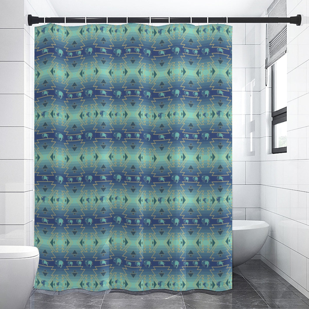 Buffalo Run Shower Curtain (59 inch x 71 inch)