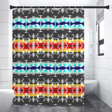 Load image into Gallery viewer, Between the Mountains Gray Shower Curtain (59 inch x 71 inch)
