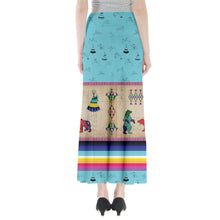 Load image into Gallery viewer, Bear Ledger Sky Full Length Maxi Skirt
