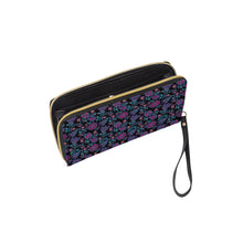 Load image into Gallery viewer, Beaded Nouveau Coal Wallet
