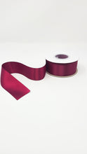 Load image into Gallery viewer, Wine - Double Face 1.5 inch Solid Colored Ribbon
