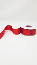 Load image into Gallery viewer, Red - Double Face 1.5 inch Solid Colored Ribbon
