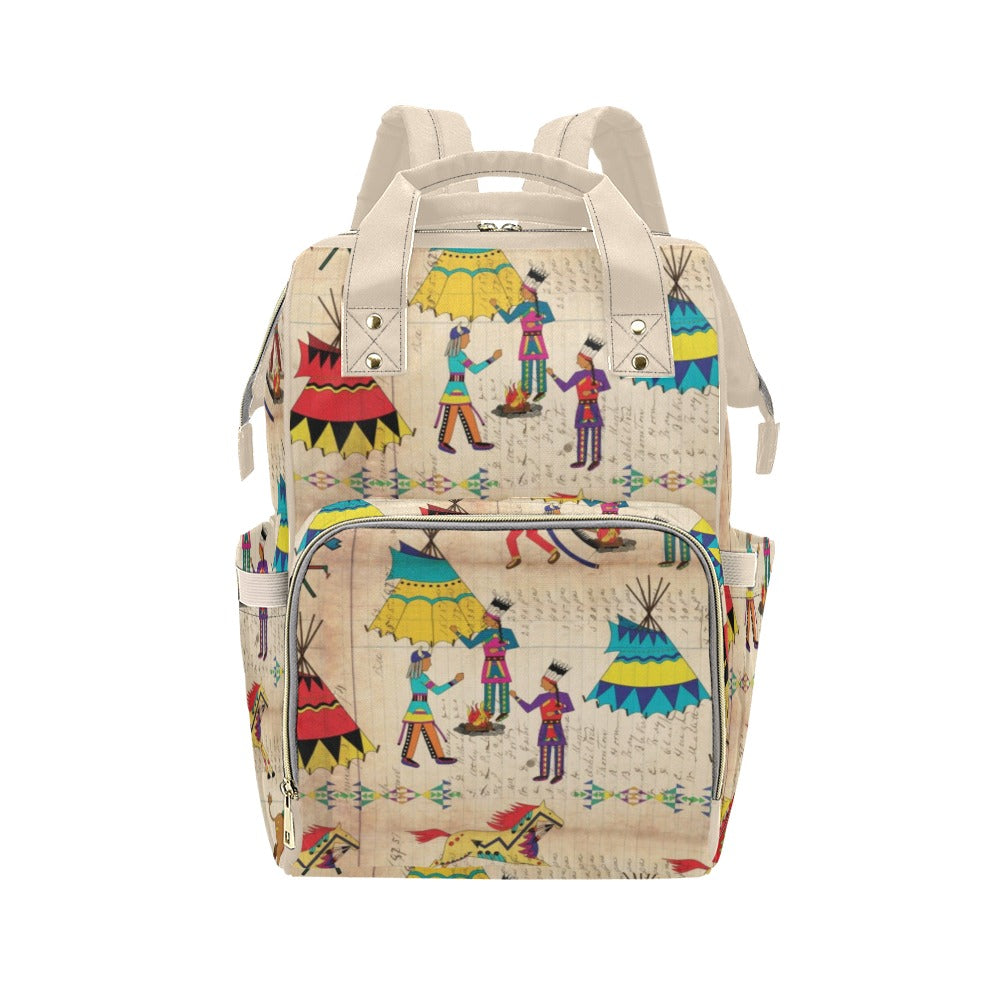 Gathering of the Chiefs Multi-Function Diaper Backpack/Diaper Bag (Model 1688)