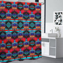 Load image into Gallery viewer, Okotoks Mountain Turtles Shower Curtain (59 inch x 71 inch)
