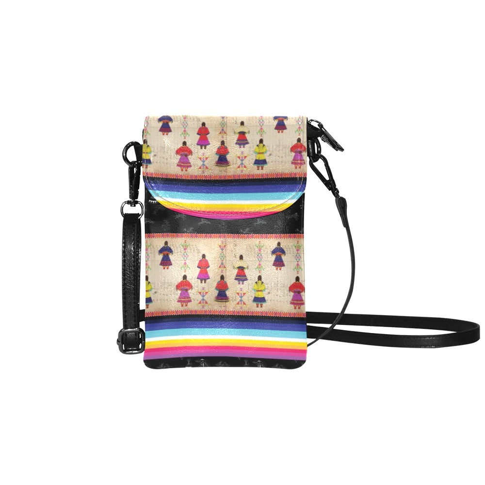 Ledger Round Dance Midnight Small Cell Phone Purse