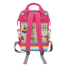 Load image into Gallery viewer, Bear Ledger Berry Multi-Function Diaper Backpack
