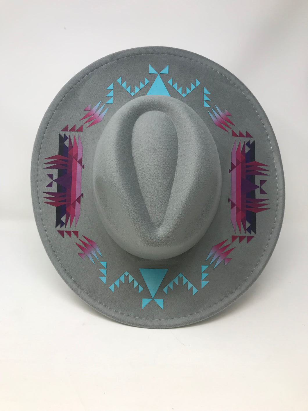 Between the Rocky Mountains Gray Fedora Hat