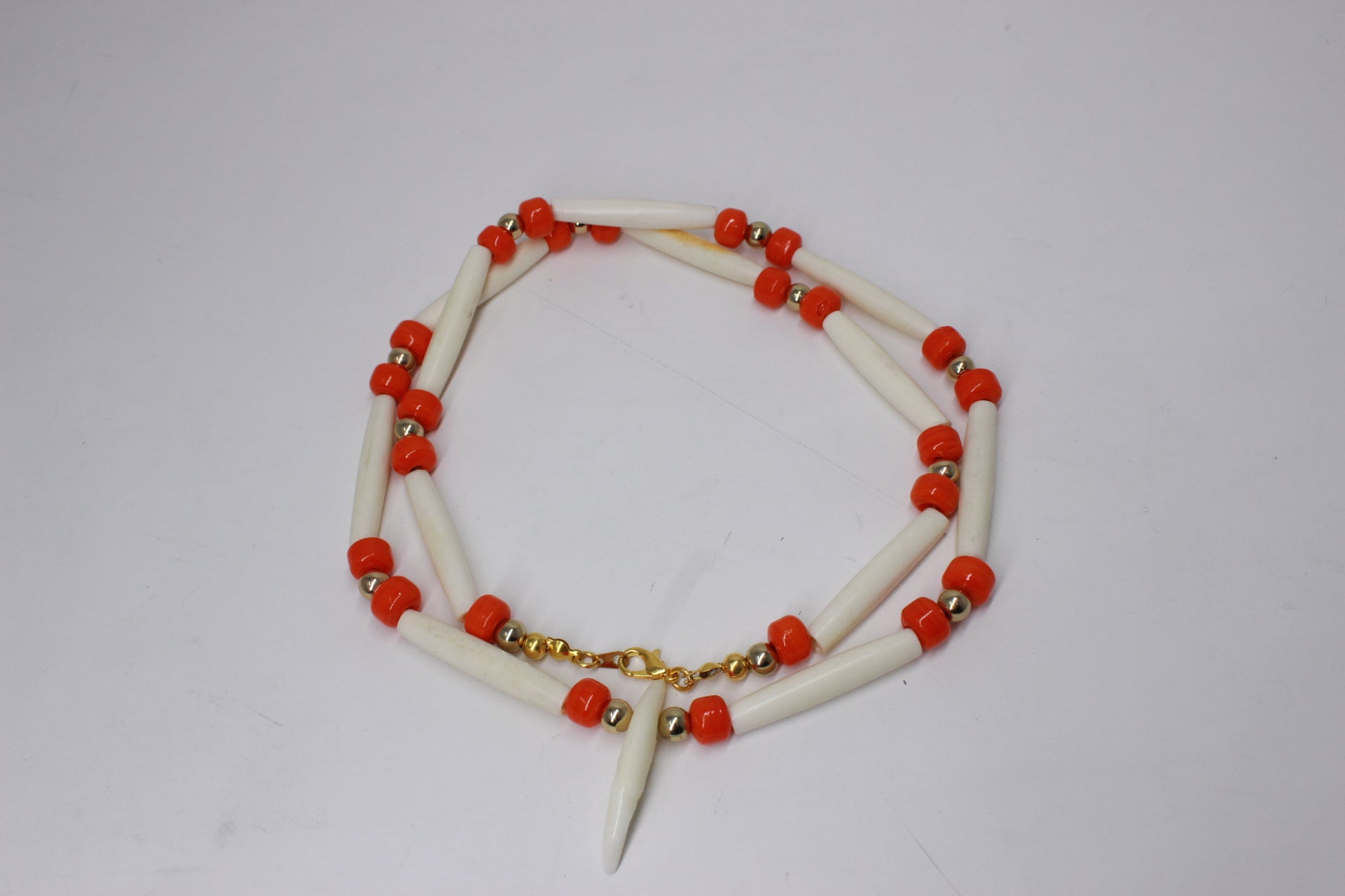 Single Strand Bone Necklace