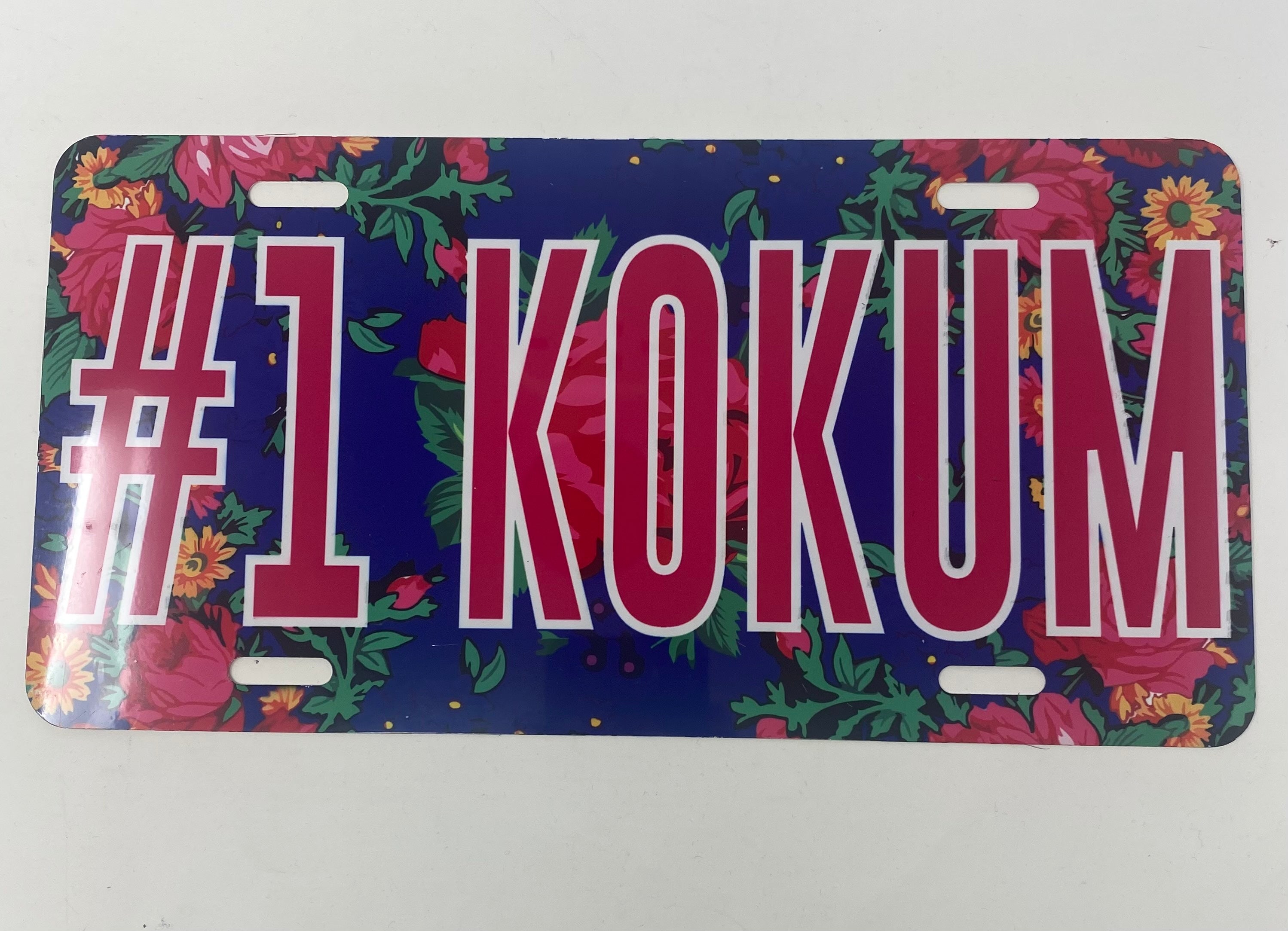 #1 Kokum Royal Vanity License Plate