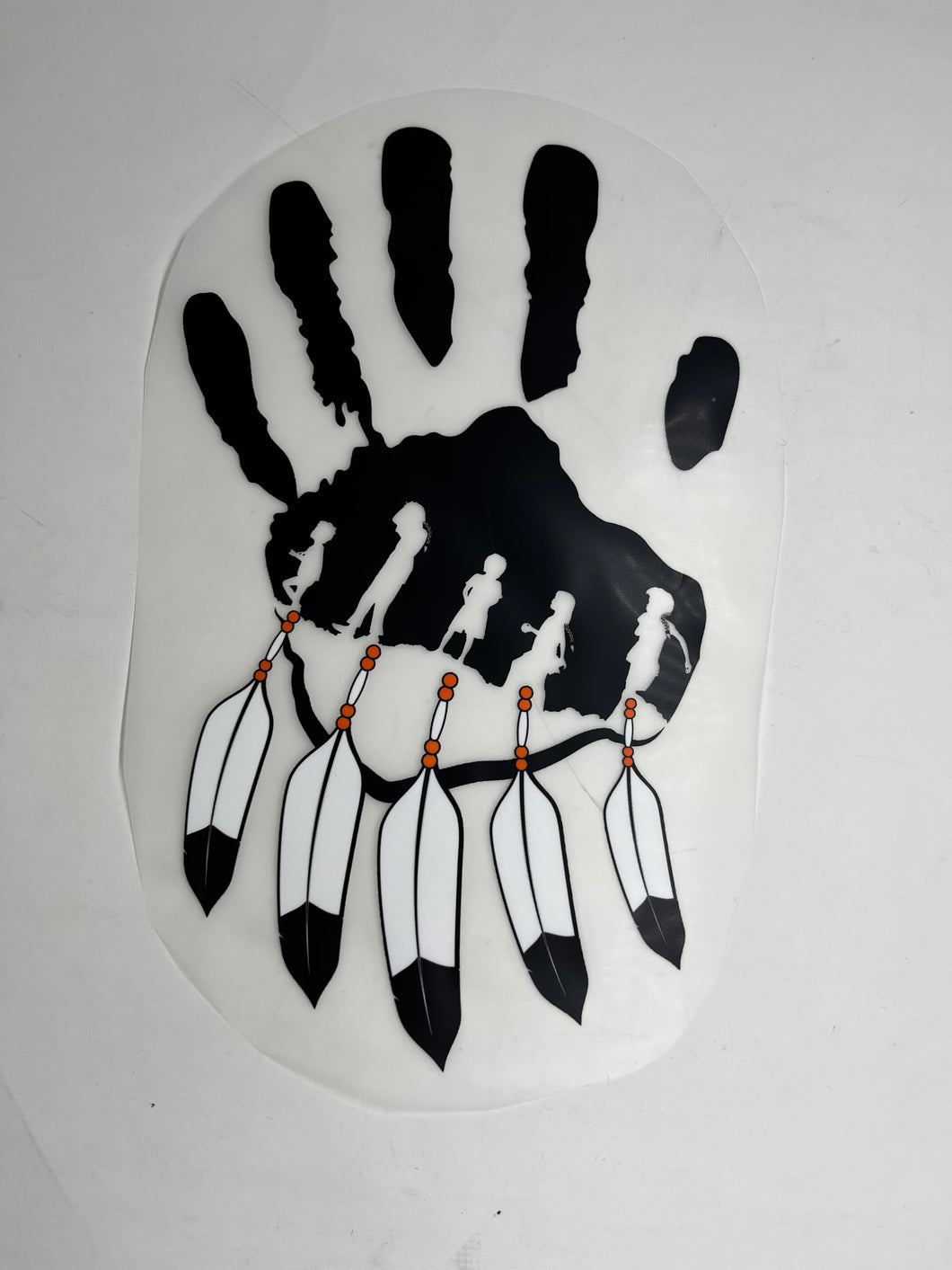 14 IN Every Child Matters Handprint w Feathers
