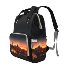 Load image into Gallery viewer, Sunset Tipis 1 Multi-Function Diaper Backpack
