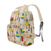Load image into Gallery viewer, Gathering of the Chiefs Multi-Function Diaper Backpack/Diaper Bag (Model 1688)
