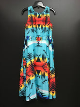 Load image into Gallery viewer, Between the Mountains Tie-Back Midi Tie-Back Chiffon Dress
