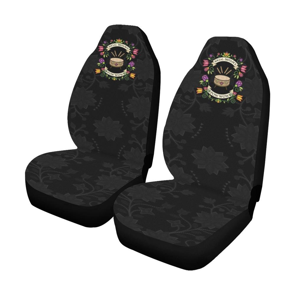Social Distance Powwow - Floral Car Seat Covers (Set of 2) Car Seat Covers e-joyer 