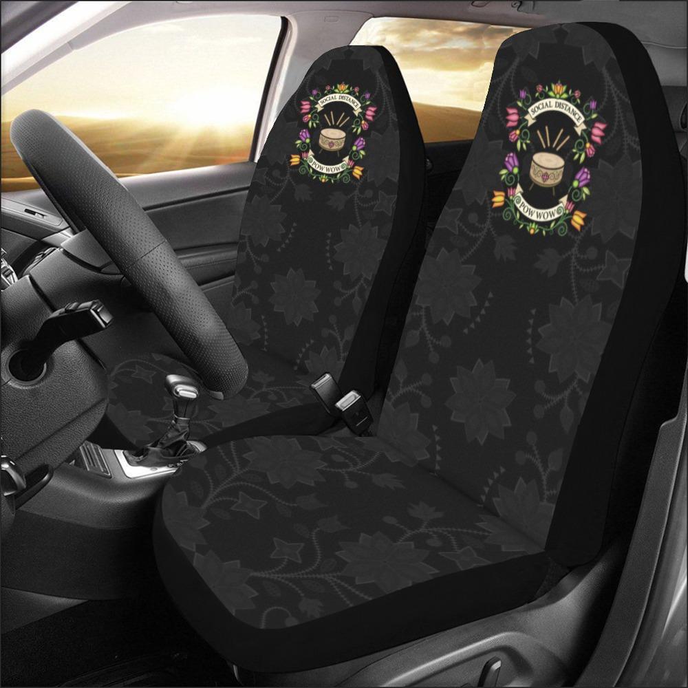 Social Distance Powwow - Floral Car Seat Covers (Set of 2) Car Seat Covers e-joyer 