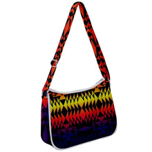 Load image into Gallery viewer, Two Worlds Apart Zip Up Shoulder Bag reusable-grocery-bags 49 Dzine 
